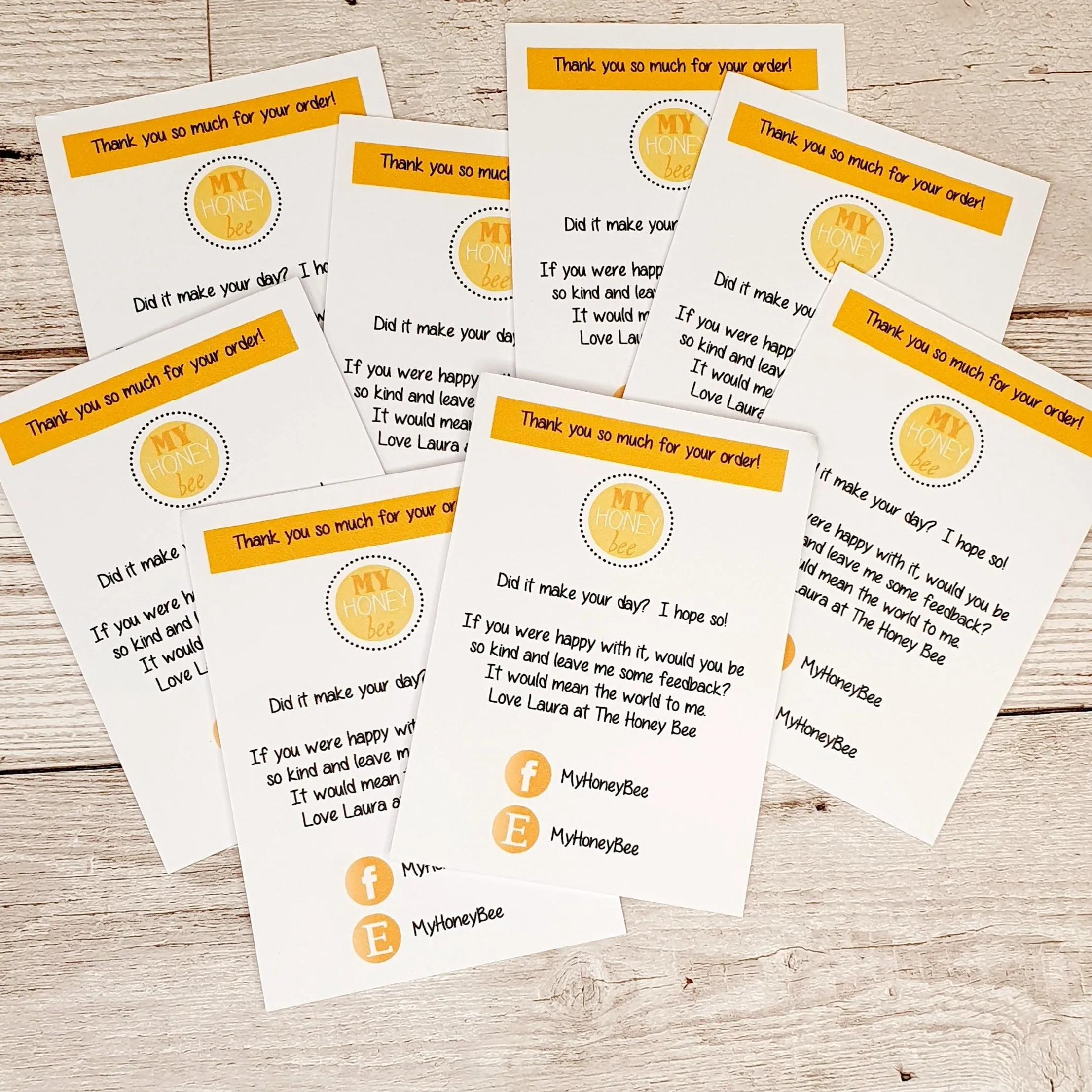 A7 PRODUCT BUSINESS REVIEW CARDS 10.5cm x 7.4cm