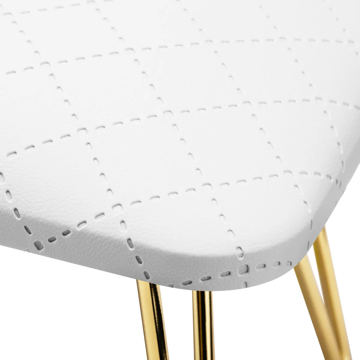 ActiveShop Manicure Stand 6M Golden White Quilted