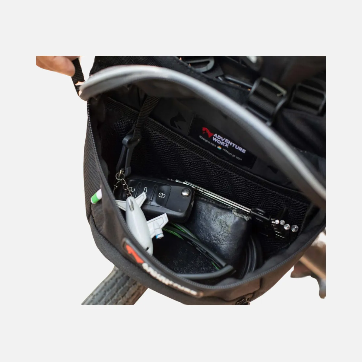 Adventure Worx Cycle HandleBar Bag Compact -Black