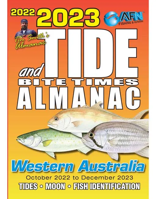 AFN Western Australia Tide And Bite Times Almanac 2023
