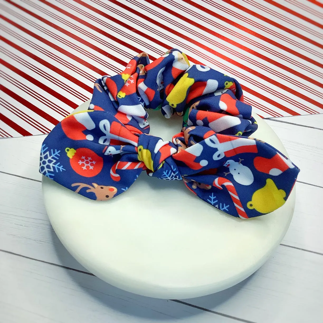 All Things Christmas Bow Strip, Headband and Scrunchie Collection