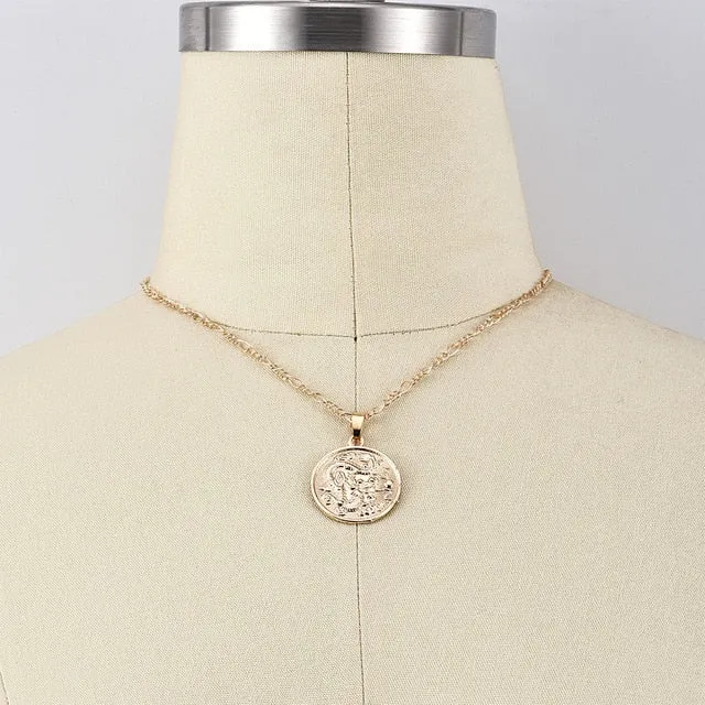 ALYXUY New Fashion Dragon Pendant Necklaces for Women