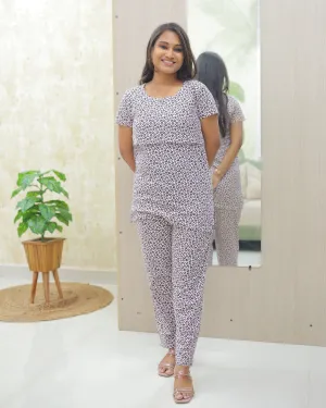Anjali | Zipless Feeding Pant Set