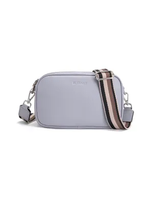 ANNA TRIPLE COMPARTMENT CROSSBODY -E1-0811B-CORNFLOWER