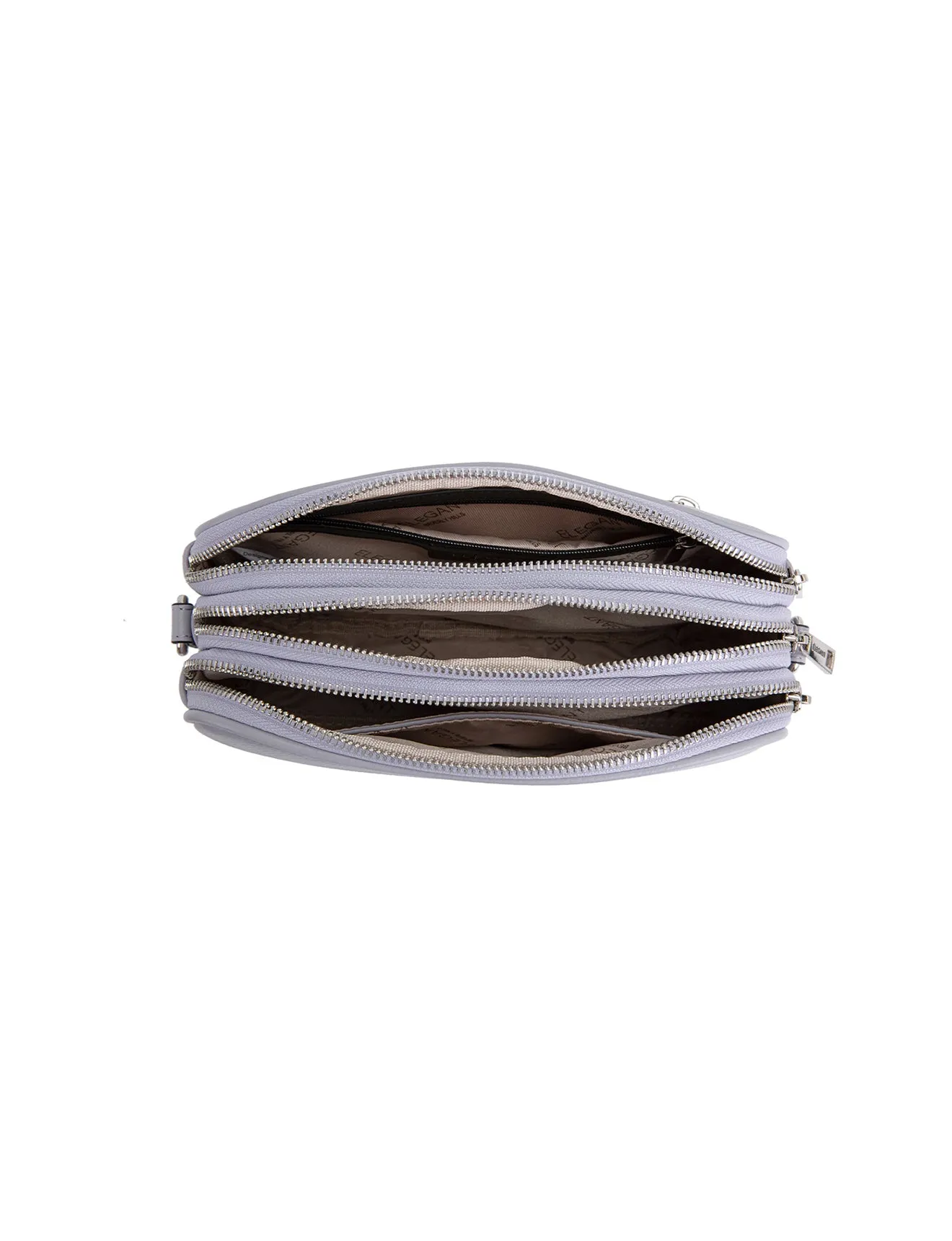 ANNA TRIPLE COMPARTMENT CROSSBODY -E1-0811B-CORNFLOWER