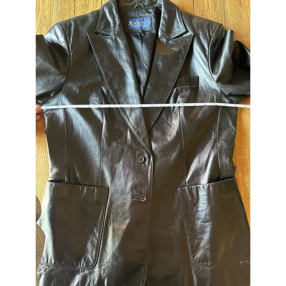 Ansons Herrenhaus Vintage Leather Jacket Size 11/12