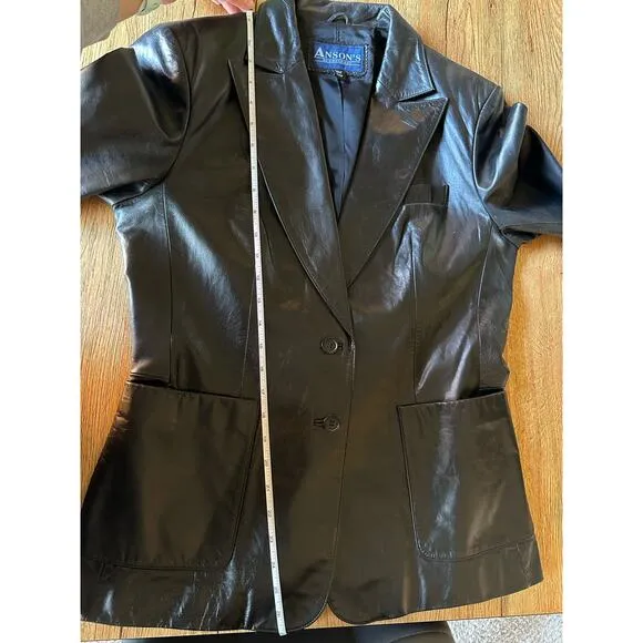 Ansons Herrenhaus Vintage Leather Jacket Size 11/12
