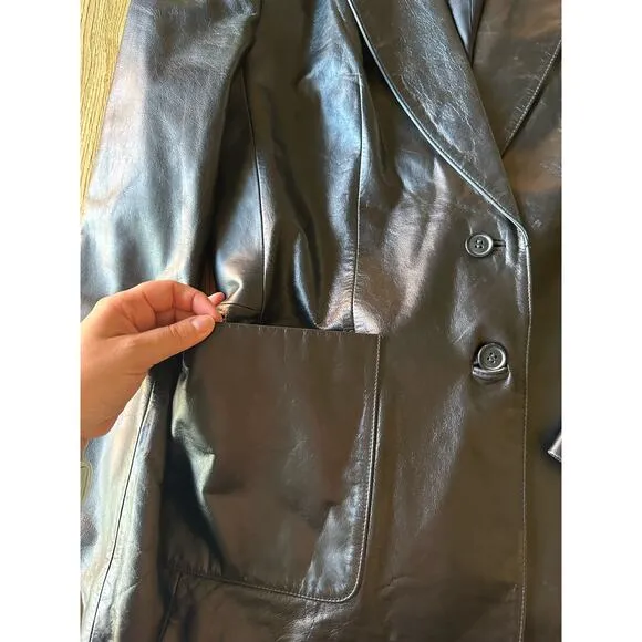 Ansons Herrenhaus Vintage Leather Jacket Size 11/12