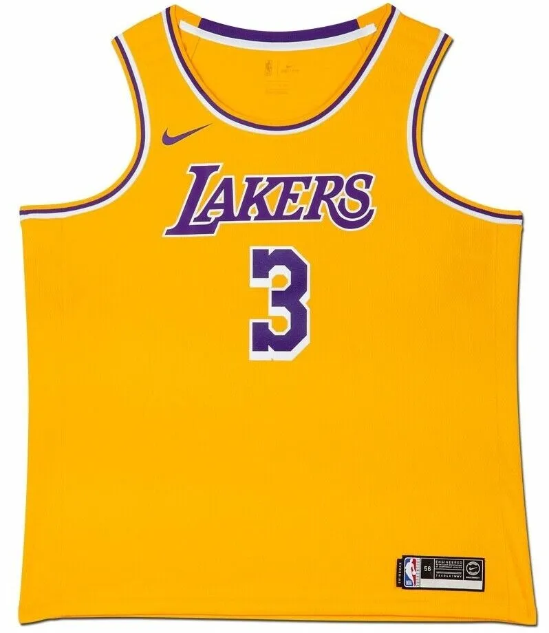 ANTHONY DAVIS Autographed "2020 Champs" Los Angeles Lakers Nike Jersey UDA