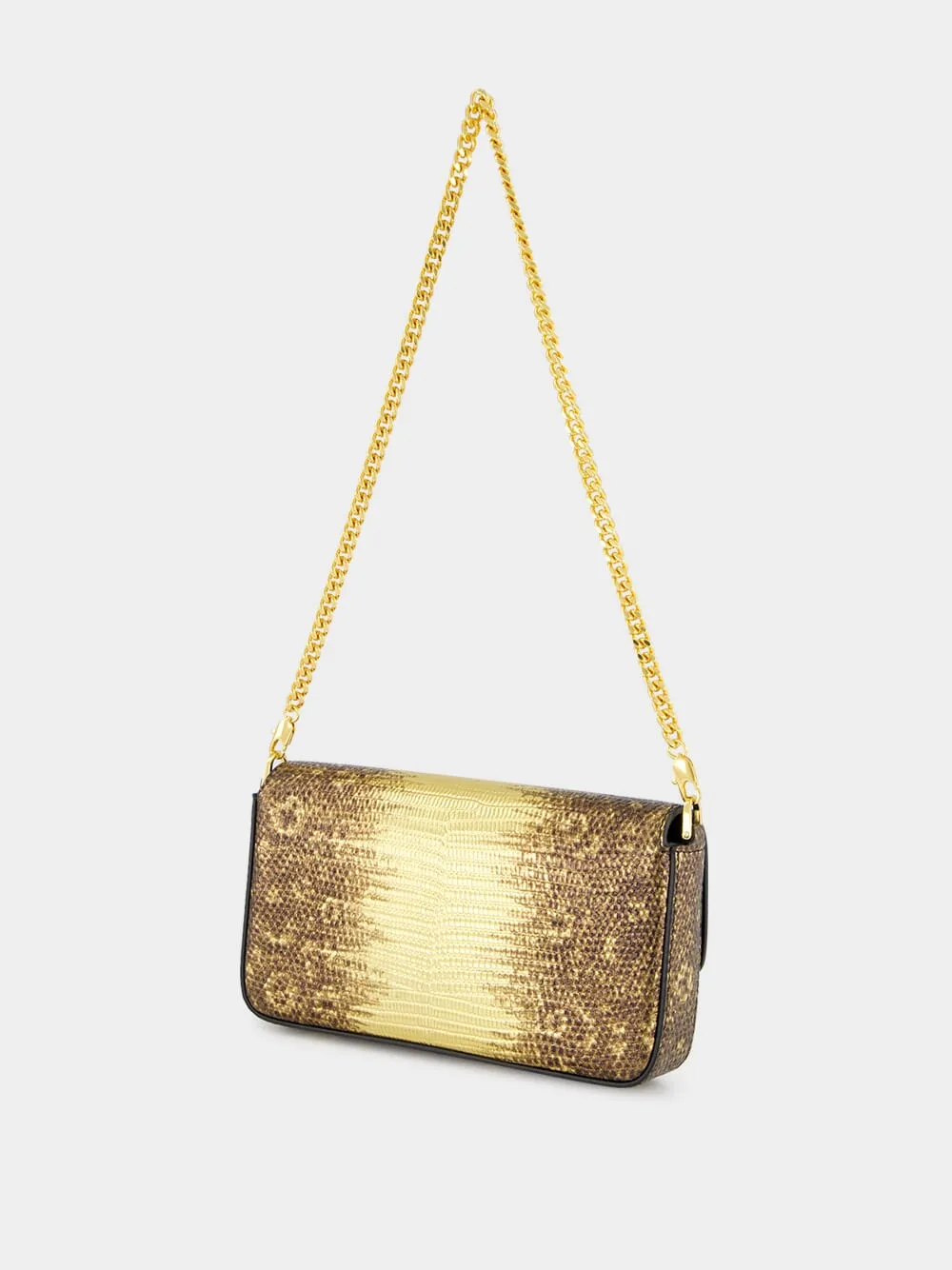Antique Gold Leather Wallis Mini Bag