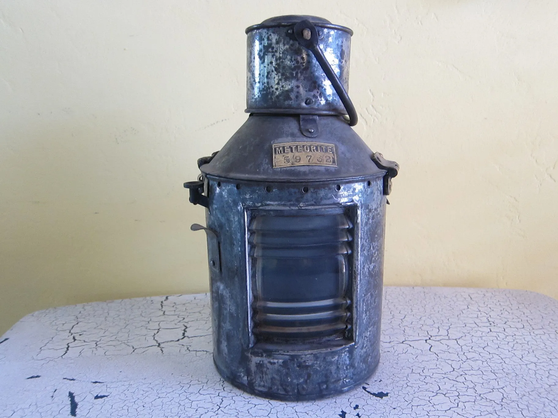 Antique Meteorite Ships Nautical Lantern