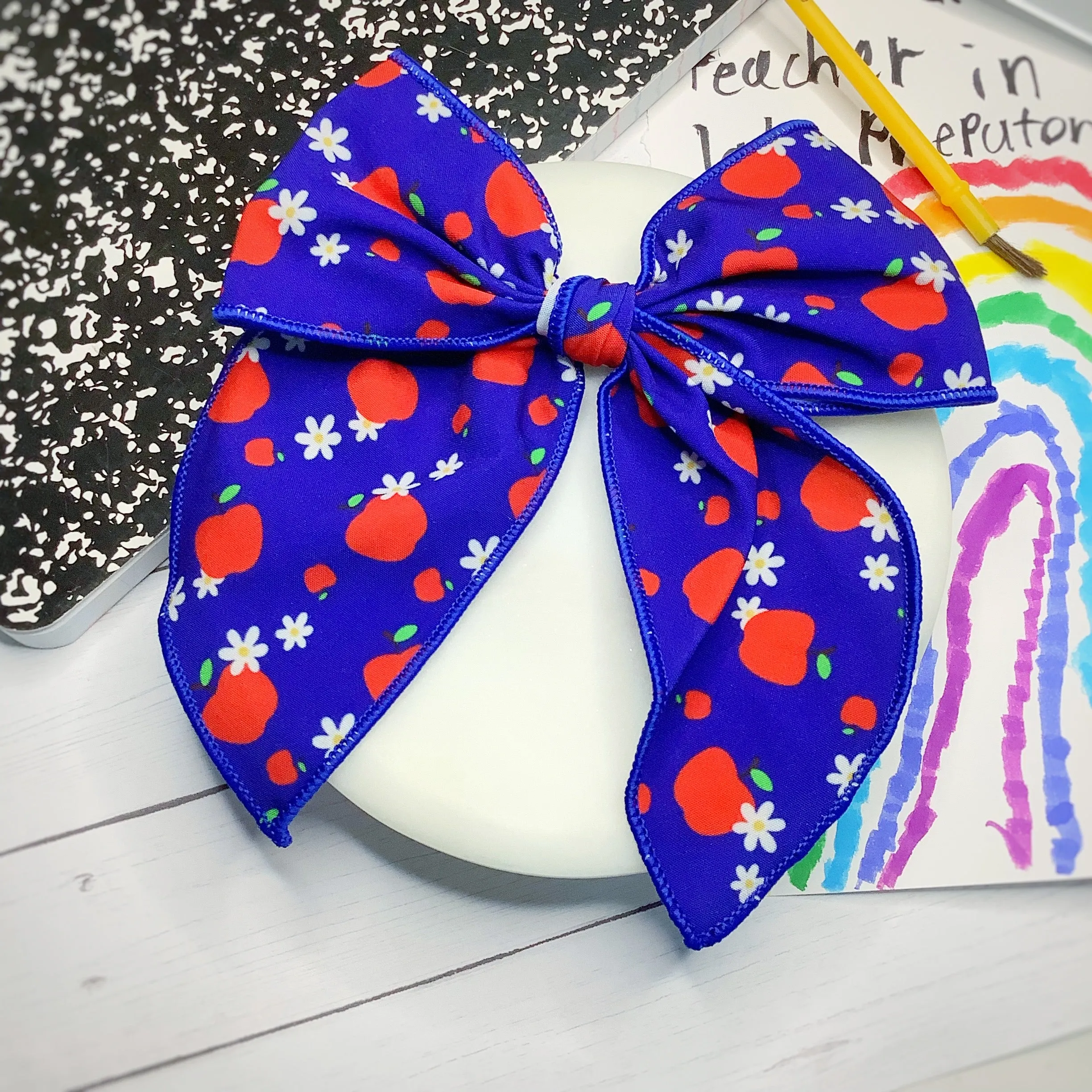 Apple Days Bow Strip, Headband and Scrunchie Collection