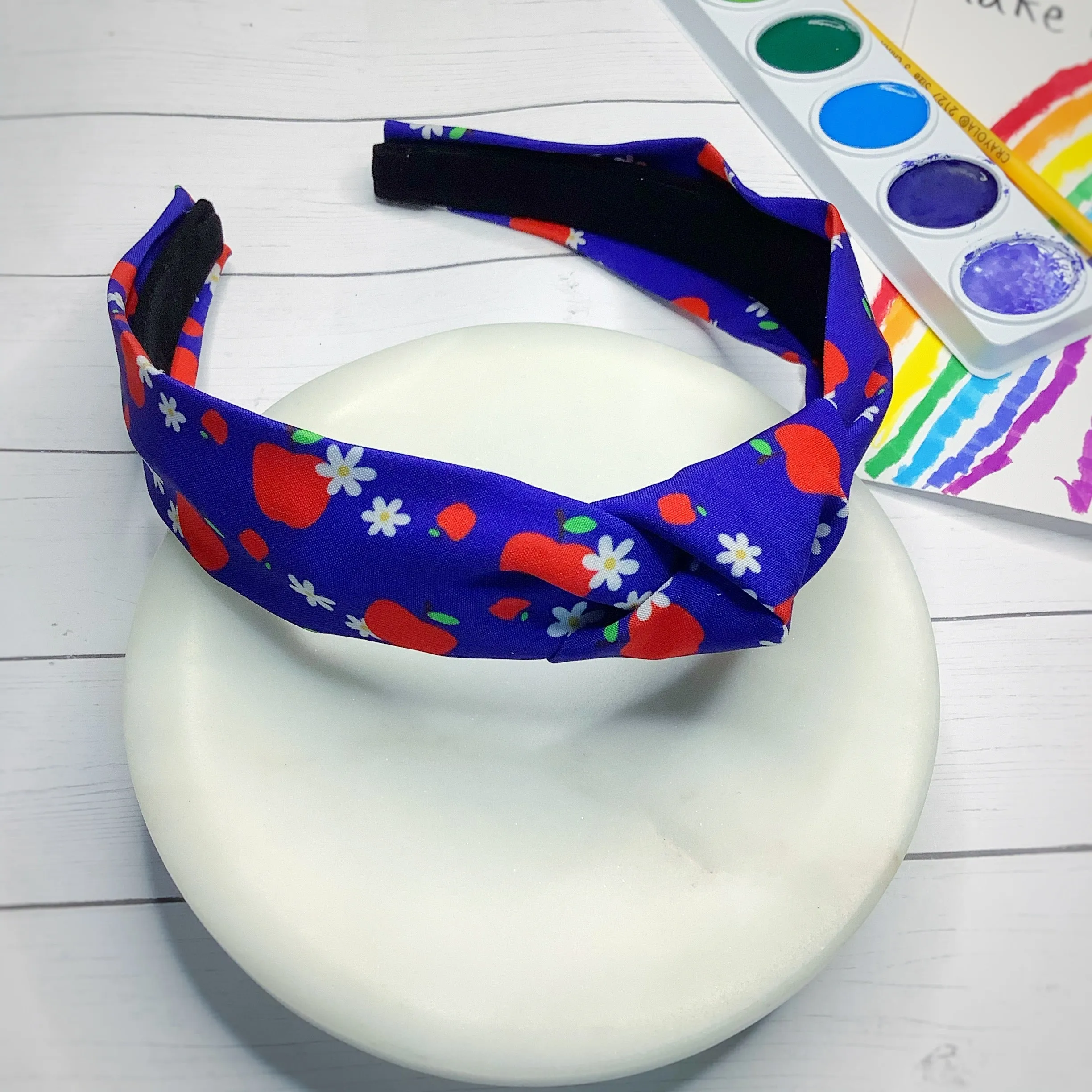 Apple Days Bow Strip, Headband and Scrunchie Collection
