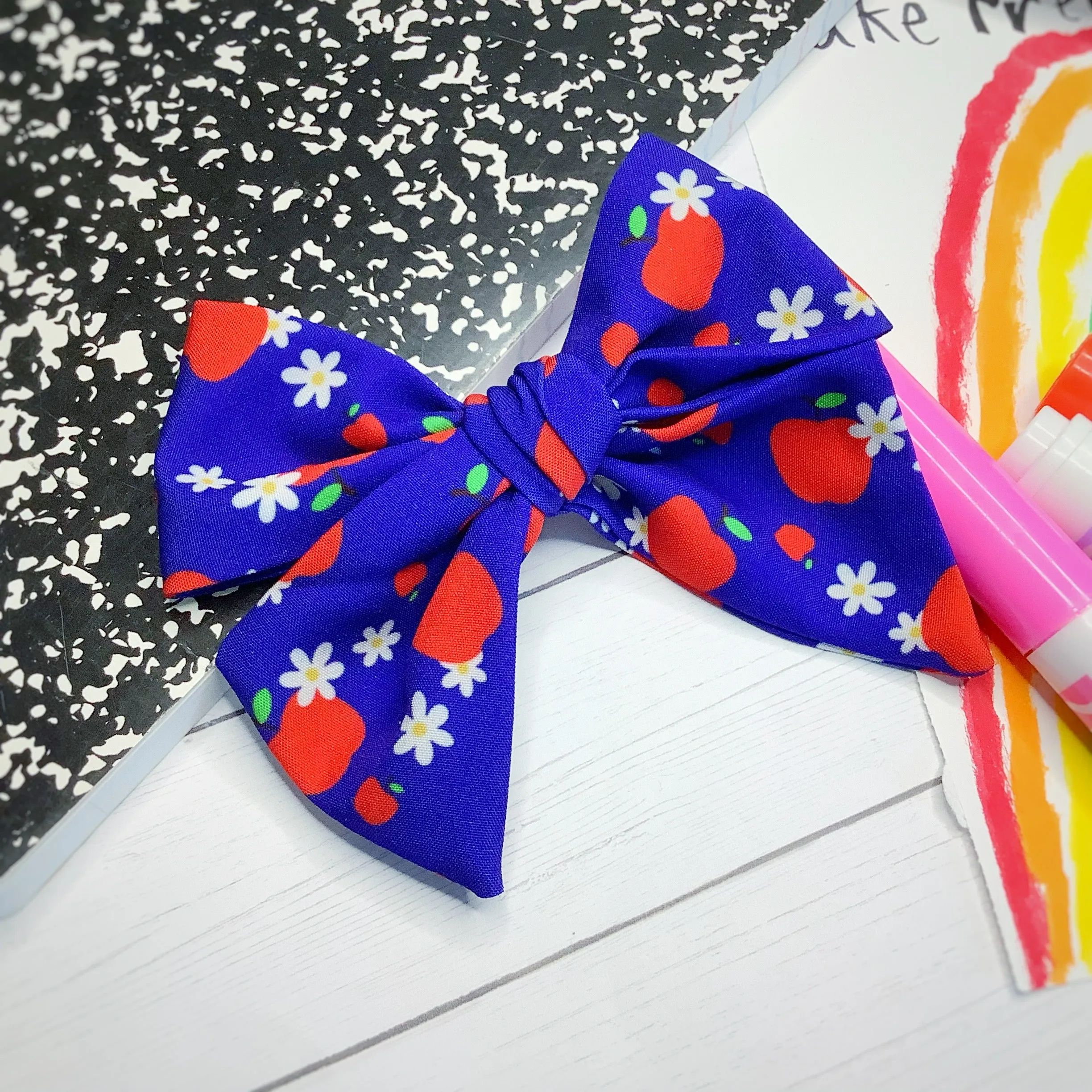 Apple Days Bow Strip, Headband and Scrunchie Collection