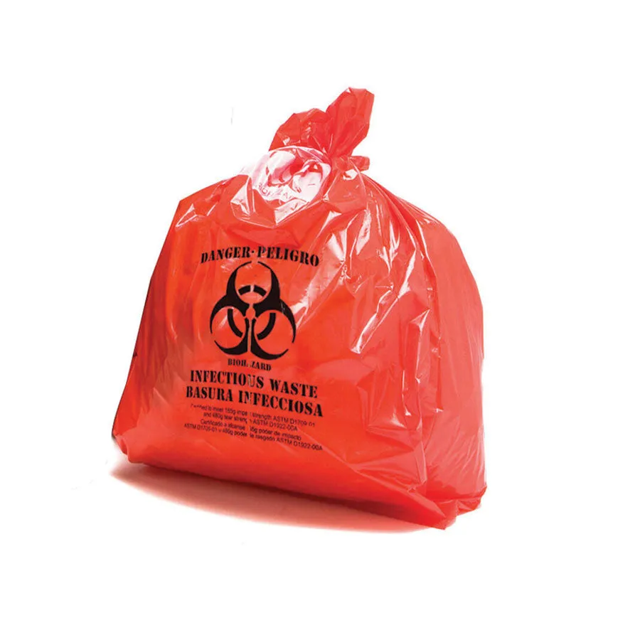 Arrowhead Forensics Biohazard Disposal Bags - 100/Pack