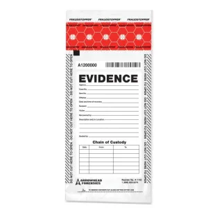 Arrowhead Forensics SureSeal Tamper Indicating Evidence Bags