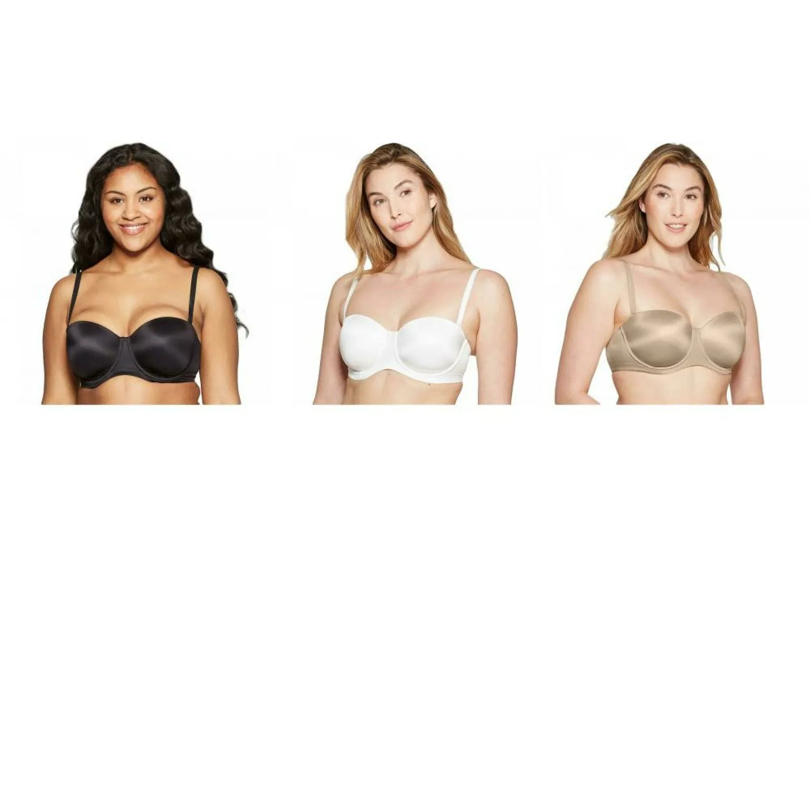 Auden Women's Lightly Lined Strapless Bra