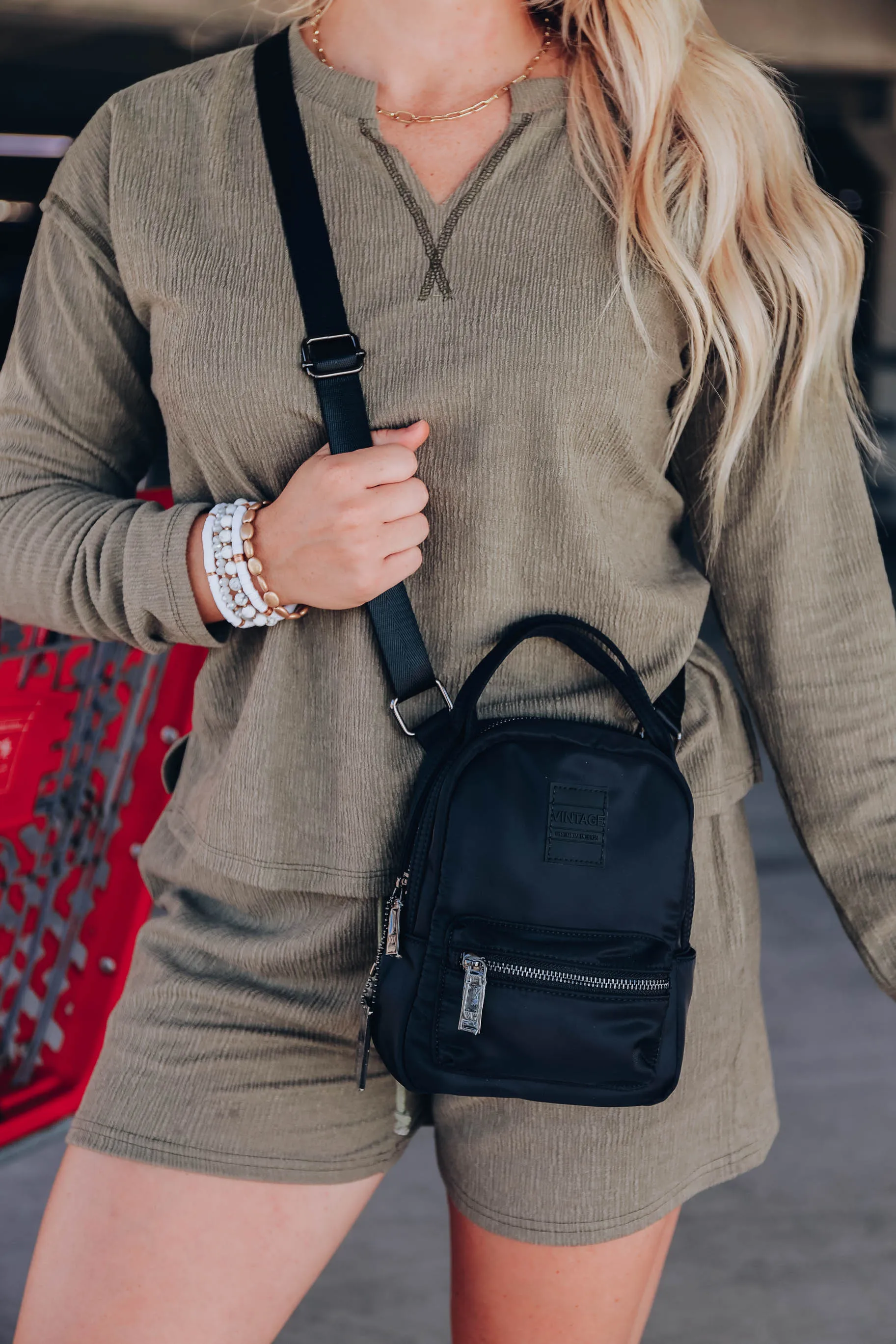 Audrey Dome Crossbody By Vintage Havana - Black