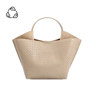 Aurora Bone Vegan Tote Bag