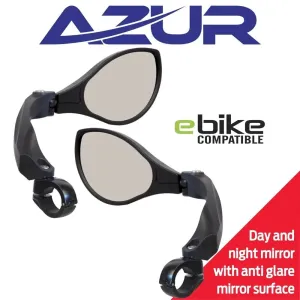 Azur Optic Mirror Left/Right Anti Glare e-bike
