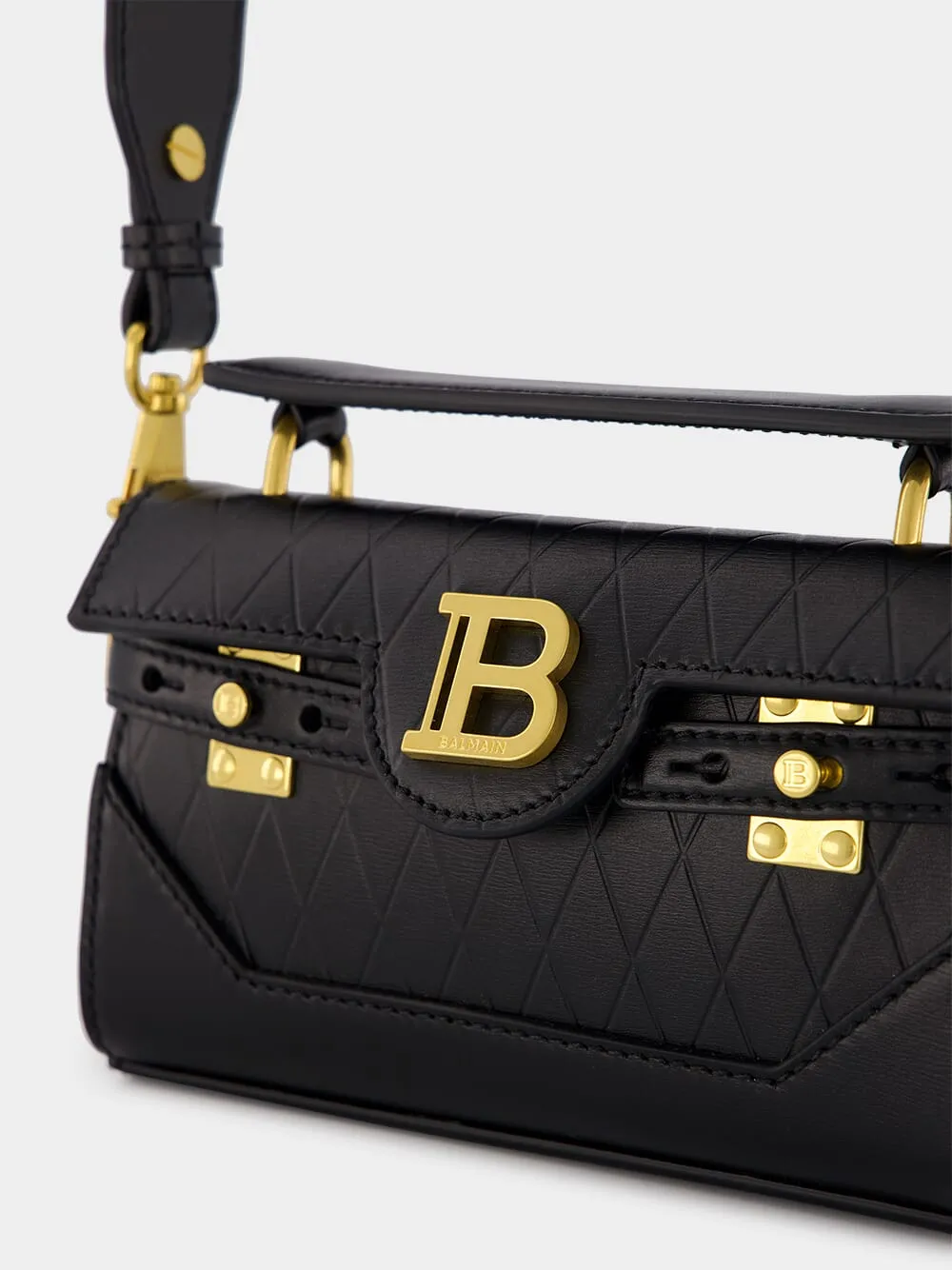 B-Buzz 19 Embossed Calfskin Bag