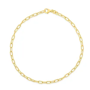Baby Oval Link Anklet