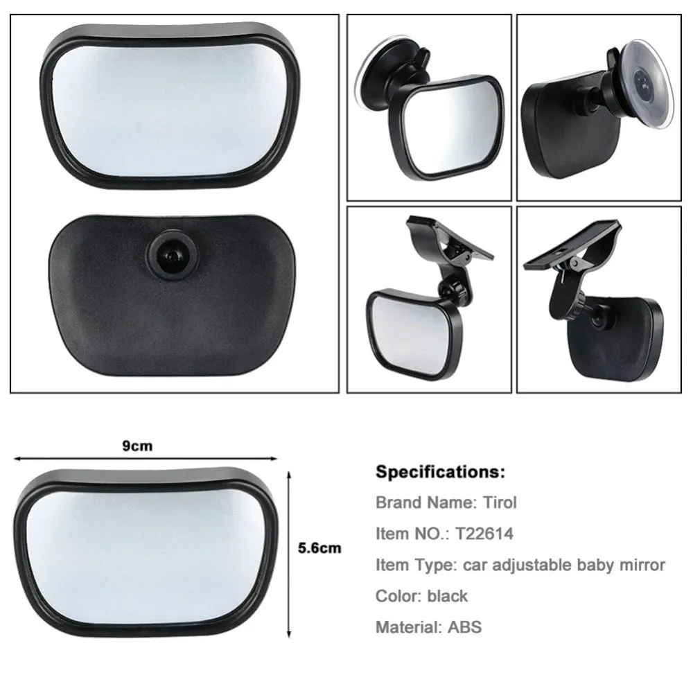 Back Seat Rearview Adjustable Mirror