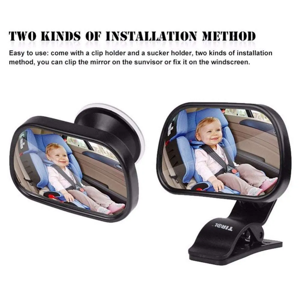 Back Seat Rearview Adjustable Mirror
