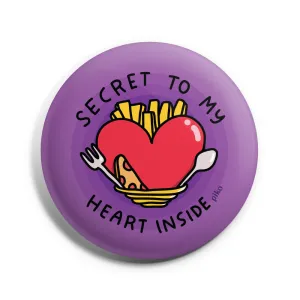 Badge   Fridge Magnet / Food Love
