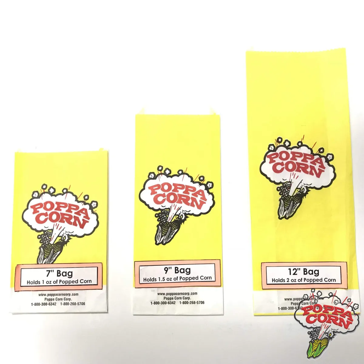 BAG012 - Large 12" Paper Bags - 2 oz - 1000/Case