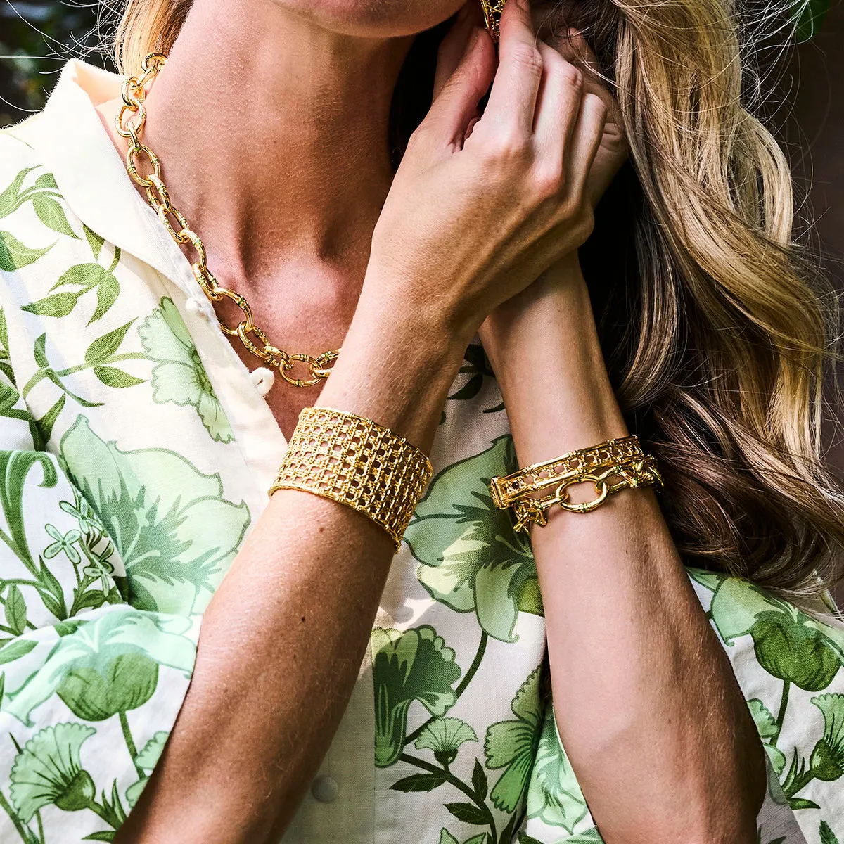 Bangkok Bamboo Link Bracelet