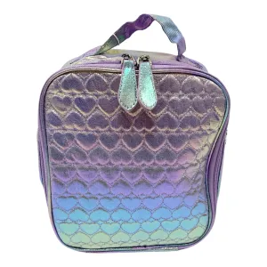 Bari Lynn Lilac Embossed Heart Lunch Box