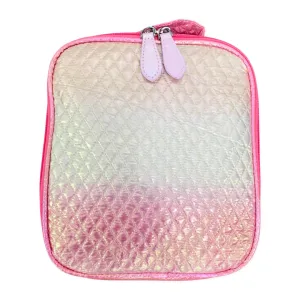 Bari Lynn Pink Ombre Quilted Ombre Lunch Box
