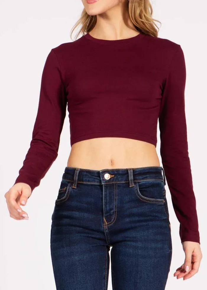 Baseline Round Neck Crop Top