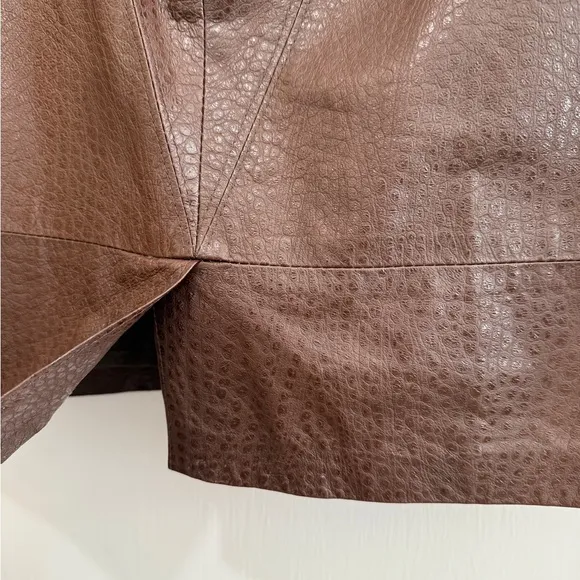 Begedor Vintage Italian leather skirt