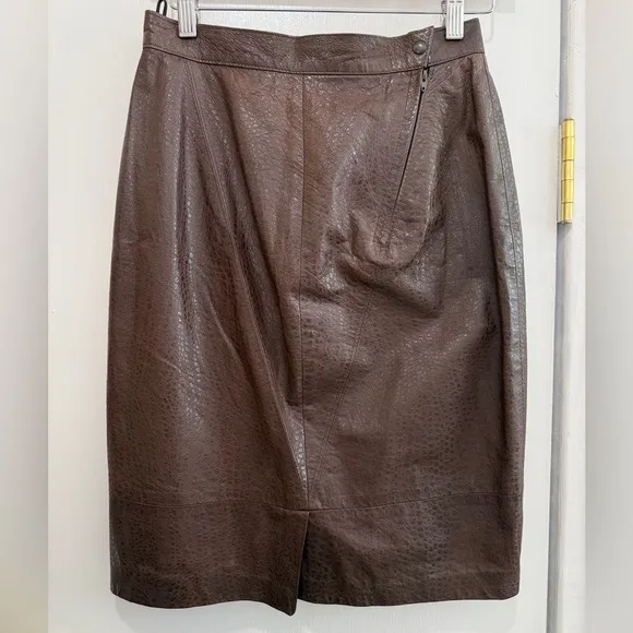 Begedor Vintage Italian leather skirt
