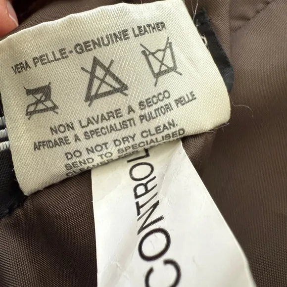 Begedor Vintage Italian leather skirt