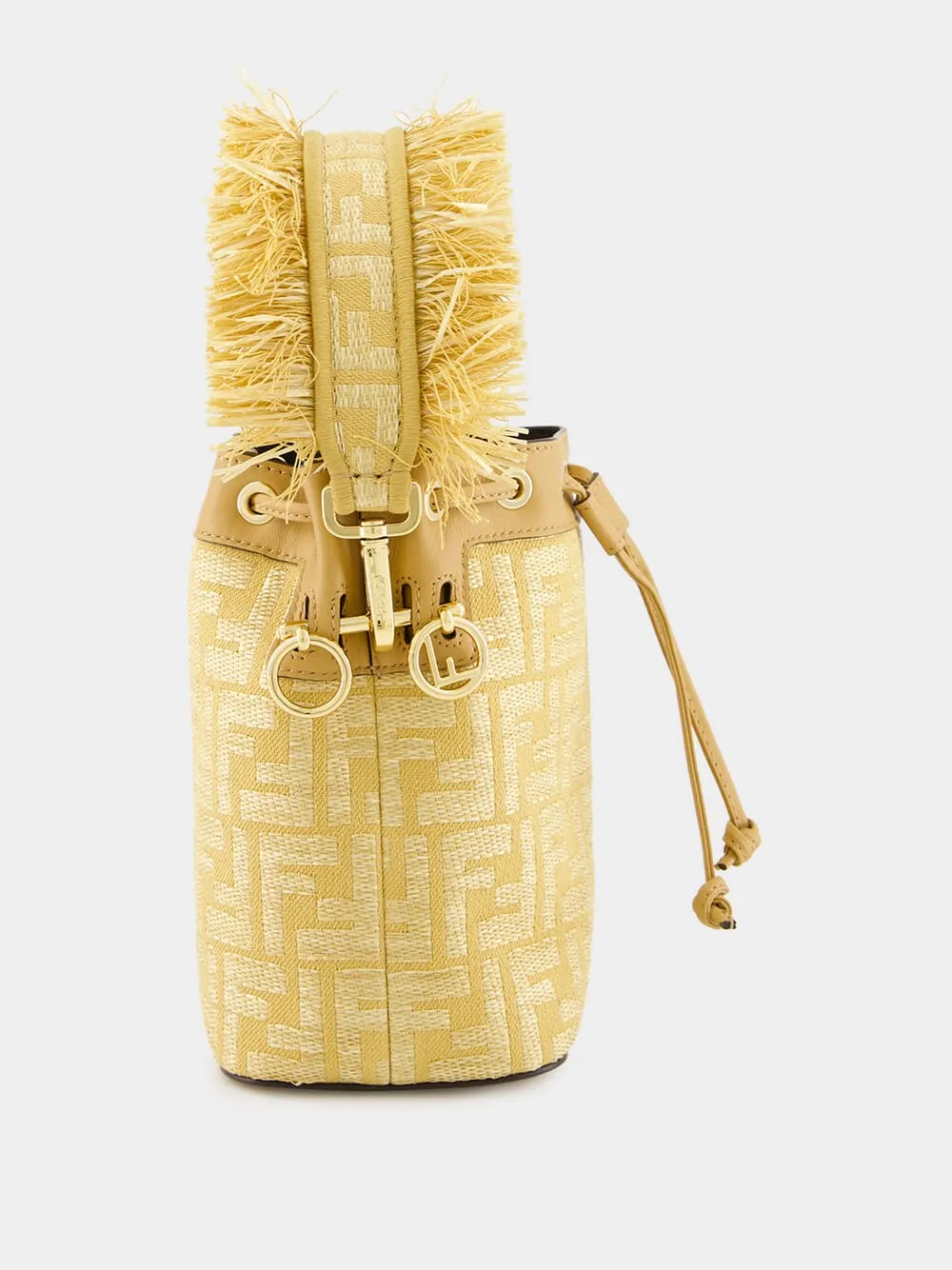 Beige Jacquard Mon Tresor Mini Bag