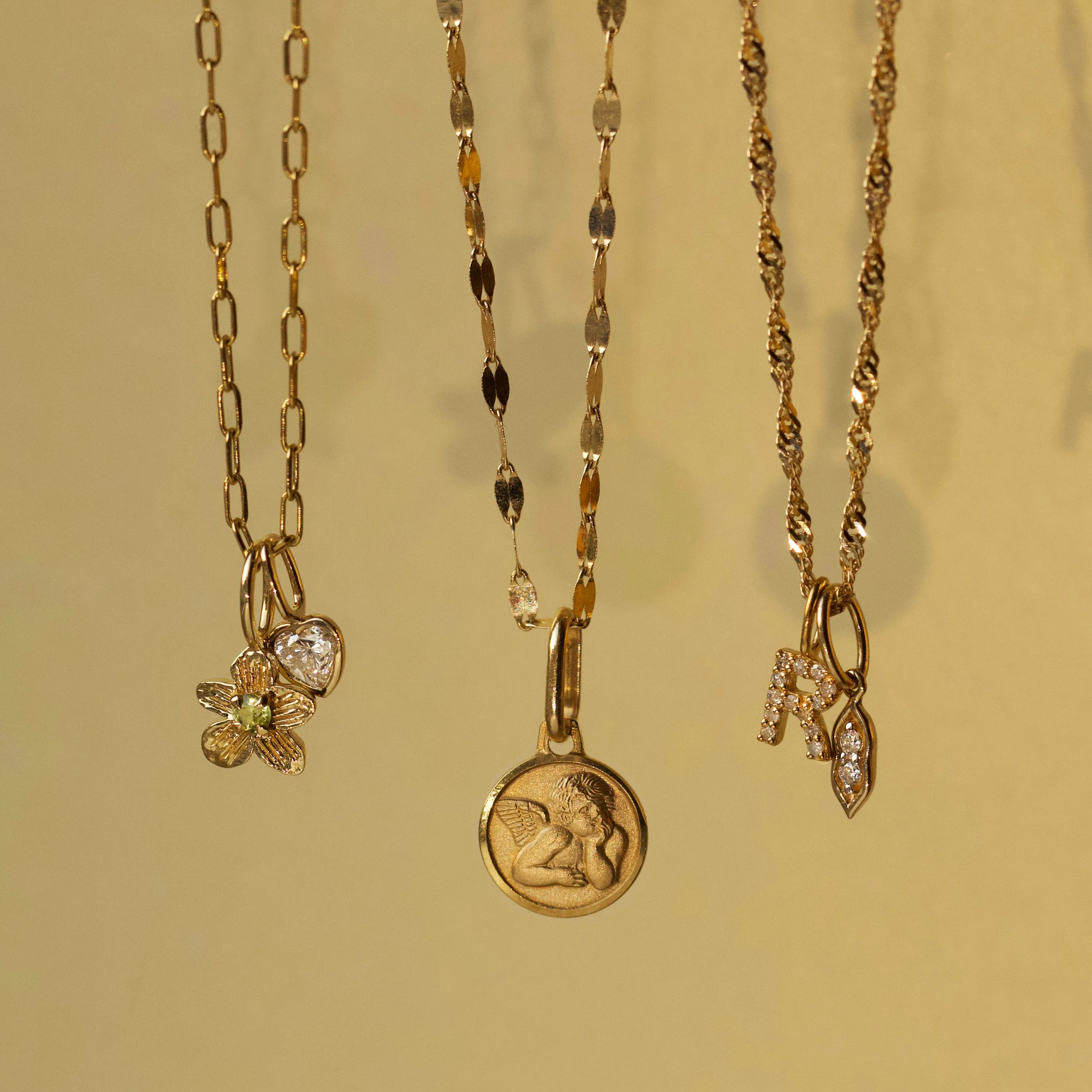 Birthstone Flower Charm