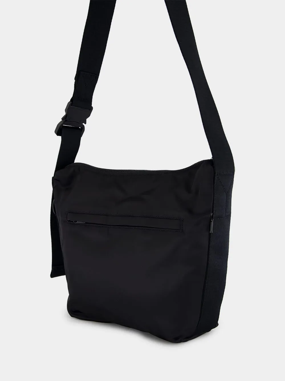 Black Nylon Crossbody Bag