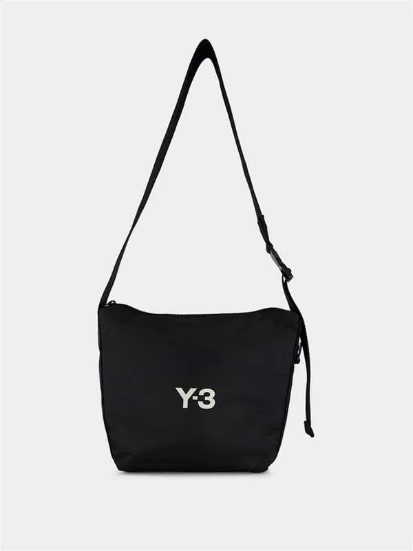 Black Nylon Crossbody Bag