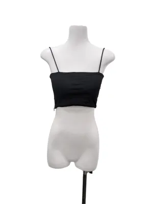 Black Tube Top With Strap