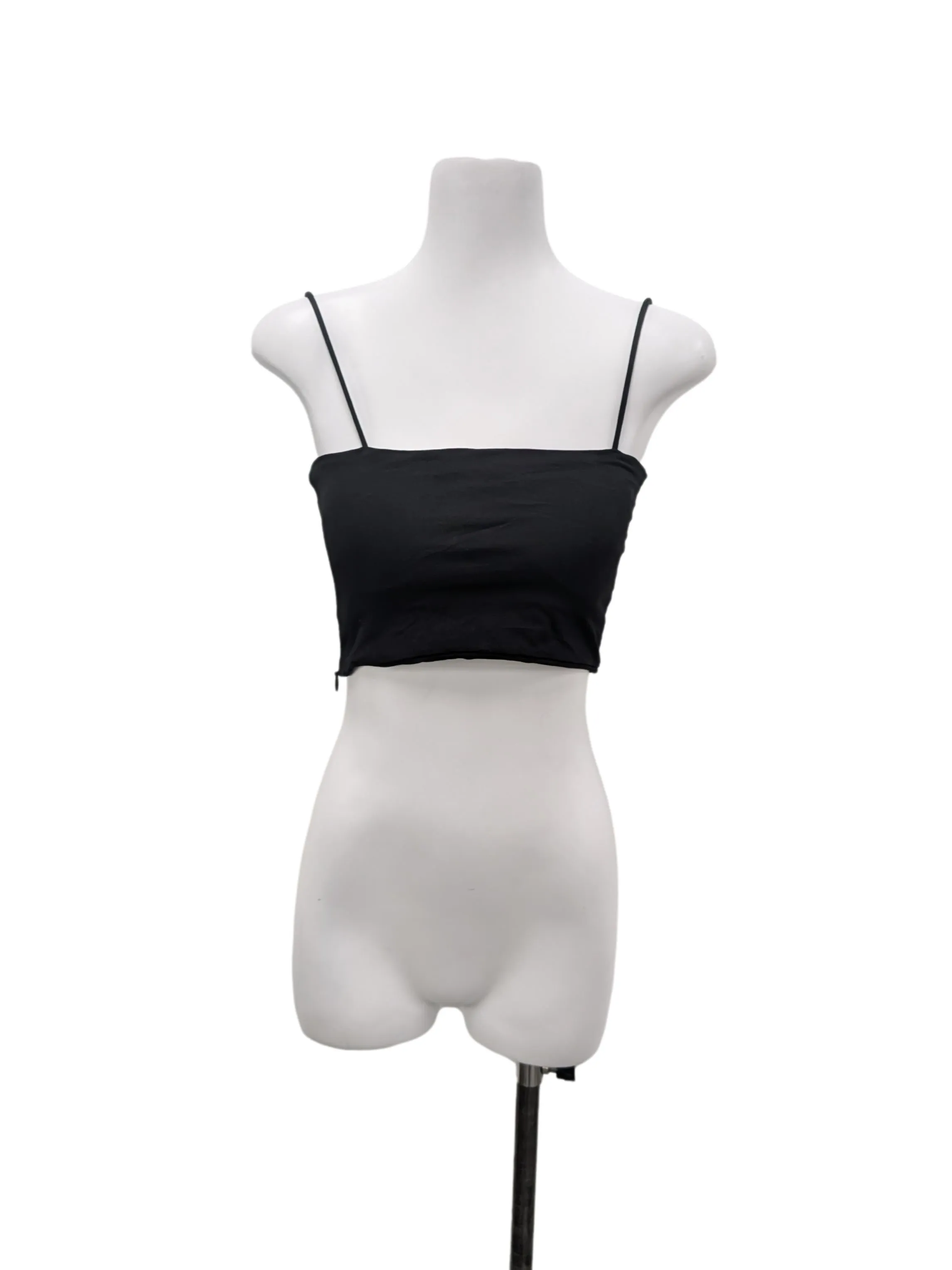Black Tube Top With Strap
