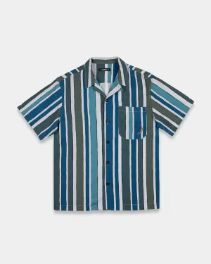 Blue Baiadera Short Sleeve Shirt