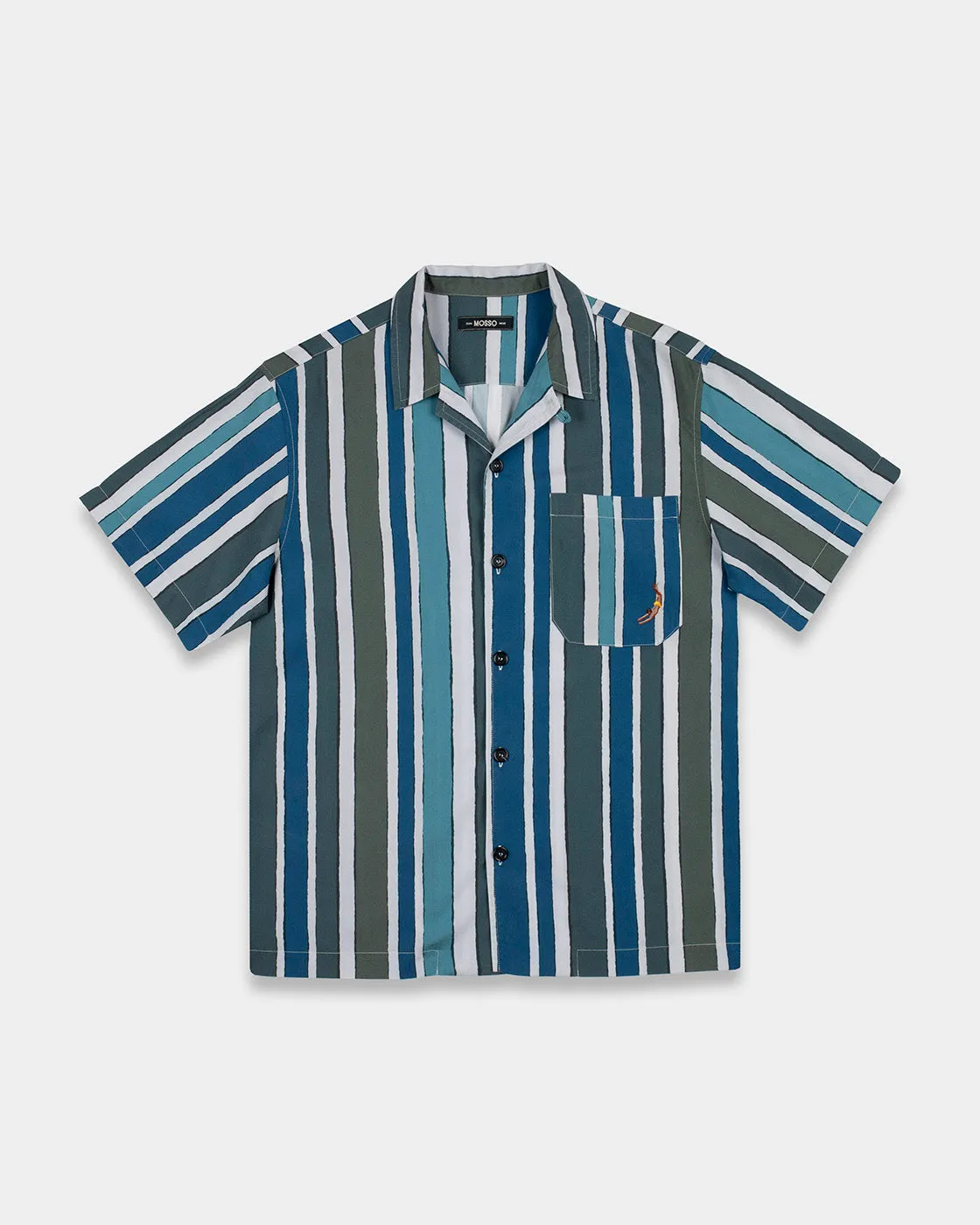 Blue Baiadera Short Sleeve Shirt