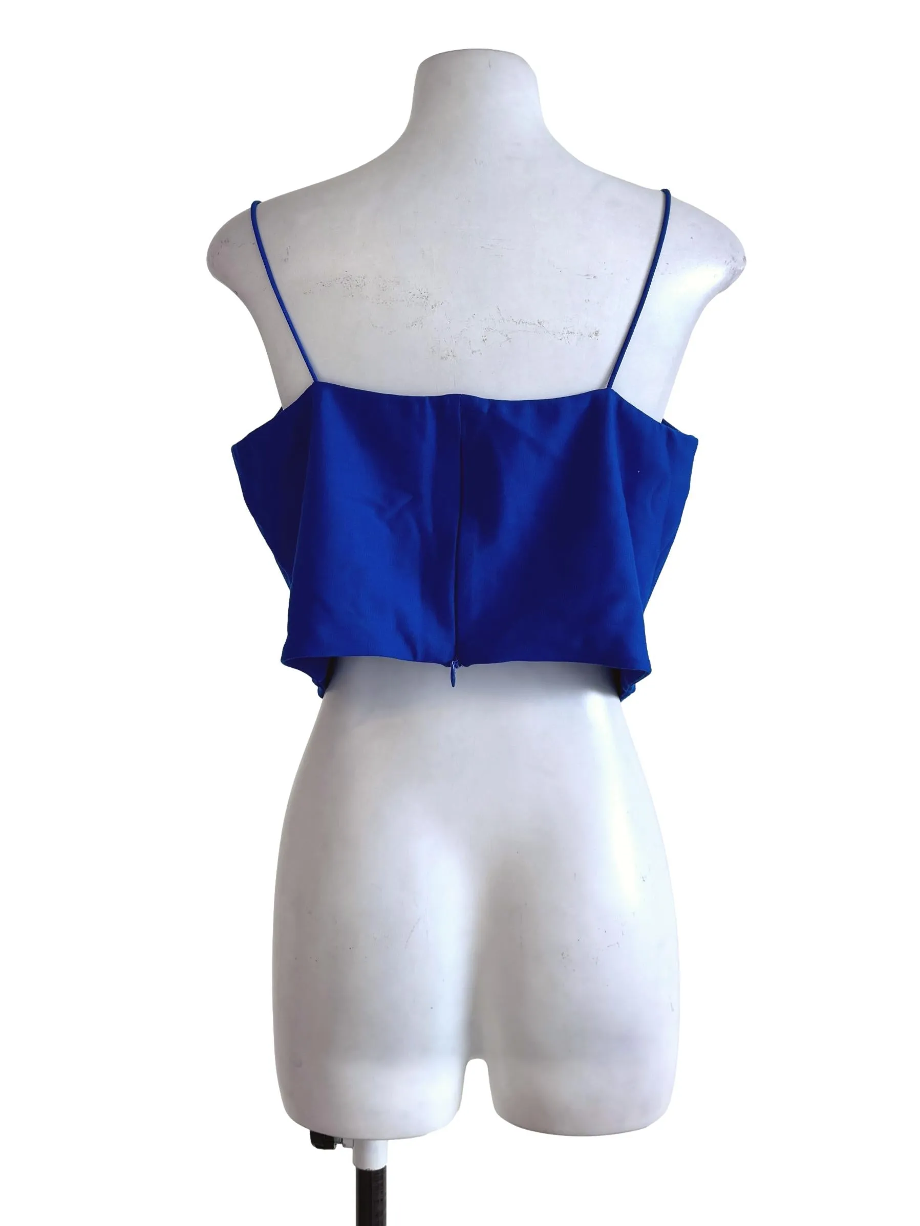 Blue Spaghetti Strap Top