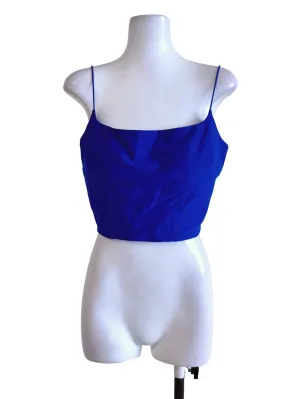 Blue Spaghetti Strap Top