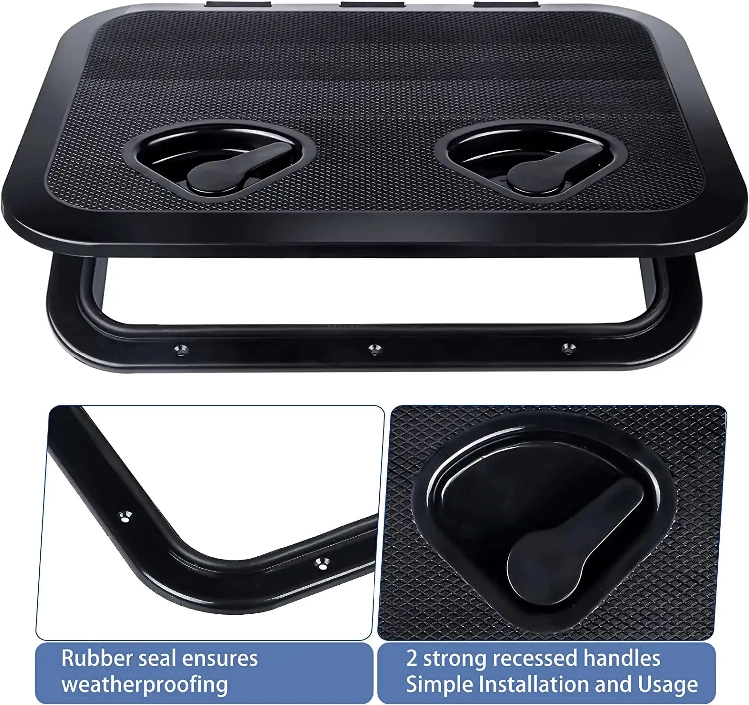 Boat ABS Deck Access Hatch Cover Marine Boat yacht Watertight Anti-UV Non-Skid