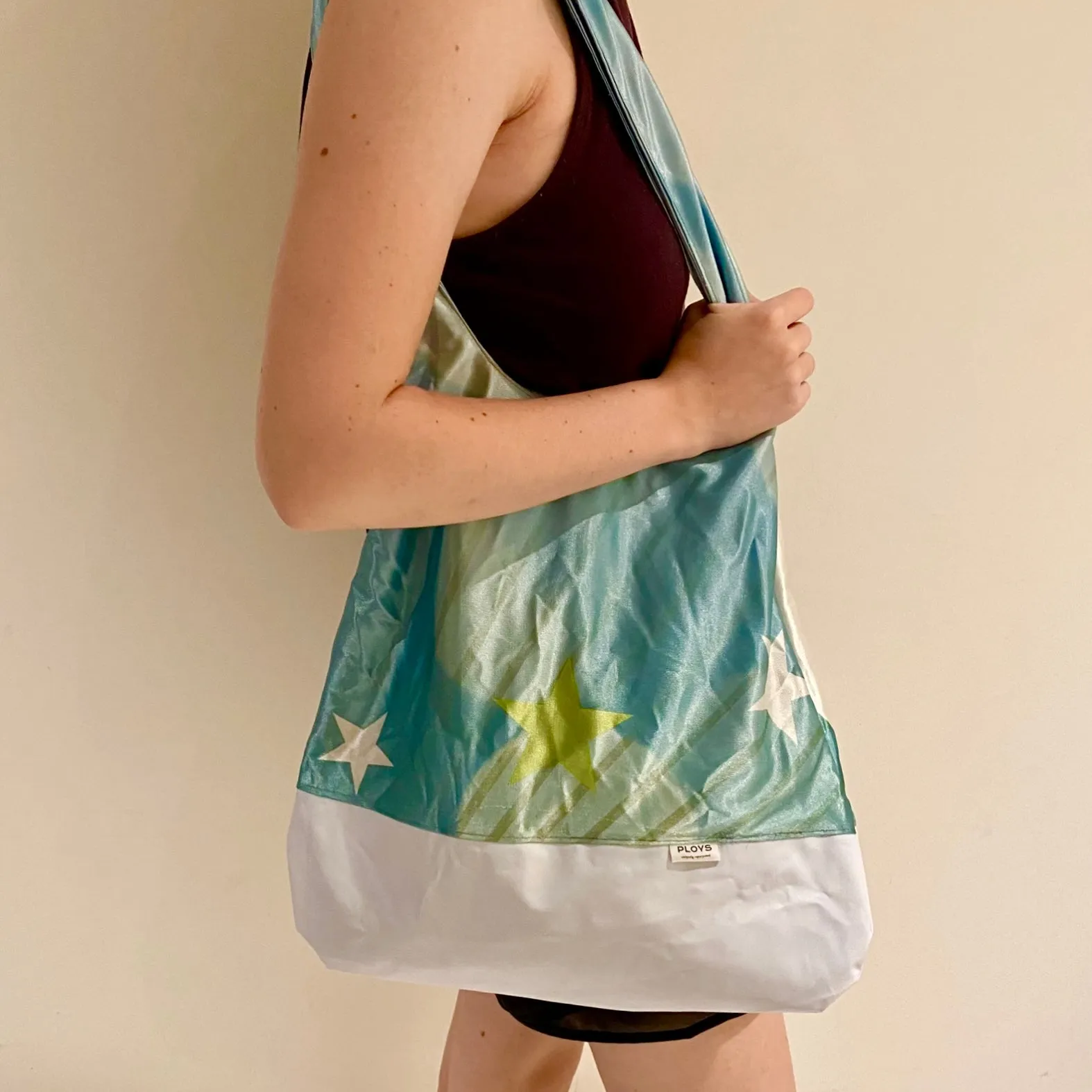 Boho Bags from Recycled Flags and ex Inflatables - variety of colours