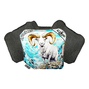 Bone | Alaskan Dall Sheep | ACL PRO Razor Cornhole Bags